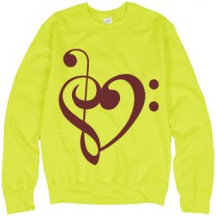 Unisex Neon Crewneck Sweatshirt