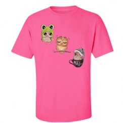 Unisex Ultra Cotton Safety Neon Crewneck Tee