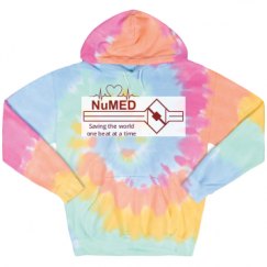 Unisex Tie-Dye Fleece Hoodie