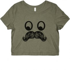 Ladies Slim Fit Crop Top Tee