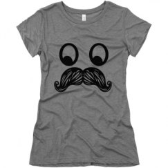 Ladies Slim Fit Super Soft Triblend Tee