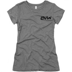 Ladies Slim Fit Super Soft Triblend Tee