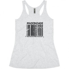 Ladies Slim Fit Super Soft Racerback Triblend Tank