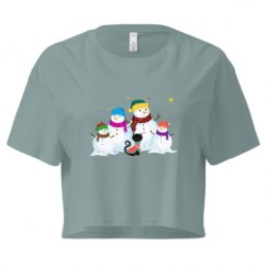 Ladies Festival Cali Crop Top Tee