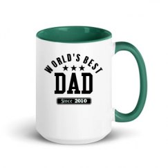15oz Ceramic Mug with Color Inside