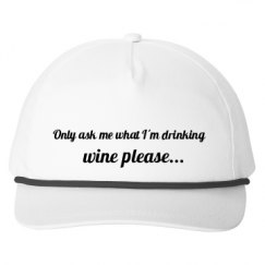 Snapback Five-Panel Rope Hat