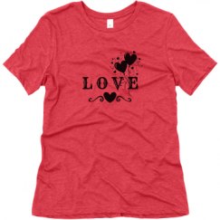 Ladies Relaxed Fit Super Soft Triblend Tee