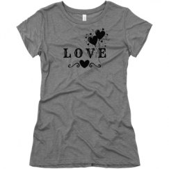 Ladies Slim Fit Super Soft Triblend Tee