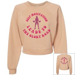 DONDIFITNESS RAGLAN PULL OVER FLEECE