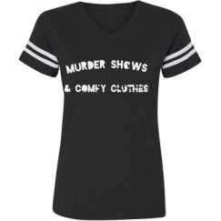 Ladies Relaxed Fit Vintage Sports Tee
