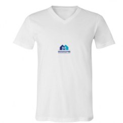 Unisex V-Neck Jersey Tee