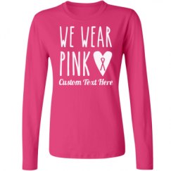 Ladies Relaxed Fit Basic Long Sleeve Tee