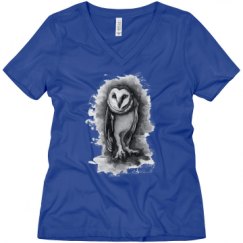 Ladies Relaxed Fit V-Neck Tee