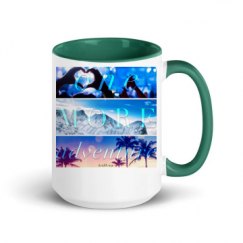 15oz Ceramic Mug with Color Inside