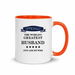 11oz Ceramic Mug with Color Inside