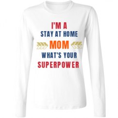 Ladies Relaxed Fit Basic Long Sleeve Tee