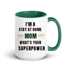 15oz Ceramic Mug with Color Inside