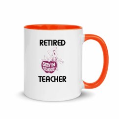 11oz Ceramic Mug with Color Inside