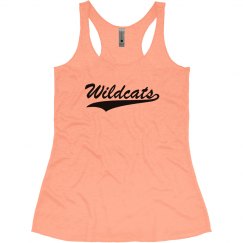 Vintage orange racerback women's tank