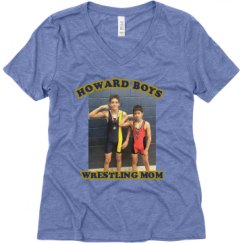 Ladies Relaxed Fit Super Soft Triblend V-Neck Tee