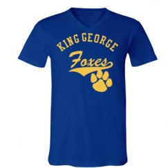 Unisex V-Neck Jersey Tee