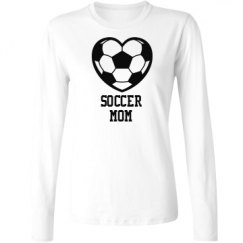 Ladies Relaxed Fit Basic Long Sleeve Tee