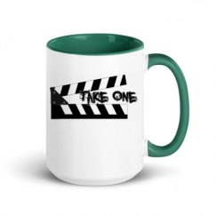 15oz Ceramic Mug with Color Inside