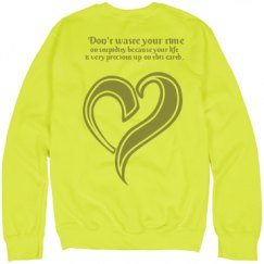 Unisex Neon Crewneck Sweatshirt