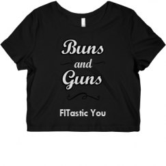 Ladies Slim Fit Crop Top Tee