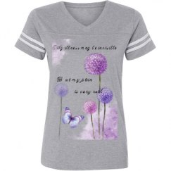 Ladies Relaxed Fit Vintage Sports Tee