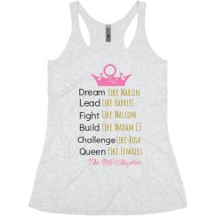 Ladies Slim Fit Super Soft Racerback Triblend Tank