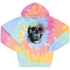 Unisex Tie-Dye Fleece Hoodie
