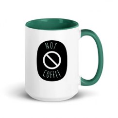 15oz Ceramic Mug with Color Inside