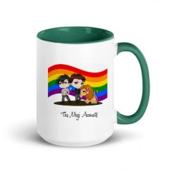 15oz Ceramic Mug with Color Inside