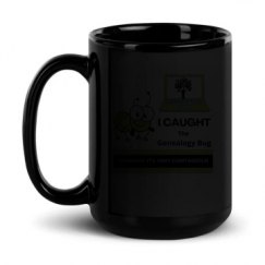15oz Black Glossy Mug
