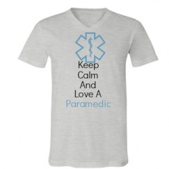 Unisex V-Neck Jersey Tee