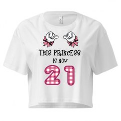 Ladies Festival Cali Crop Top Tee