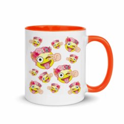 11oz Ceramic Mug with Color Inside