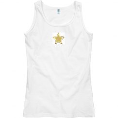 Gold star simple top