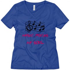WOMEN'S MUSIC TEE SHIRT