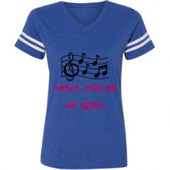 Ladies Relaxed Fit Vintage Sports Tee