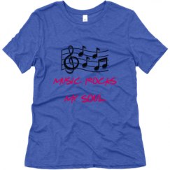 Ladies Relaxed Fit Super Soft Triblend Tee