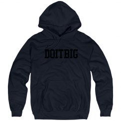 Plain navy blue hoodie 