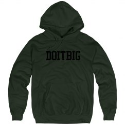 Plain dark green hoodie 
