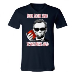 Unisex V-Neck Jersey Tee