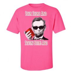 Unisex Ultra Cotton Safety Neon Crewneck Tee