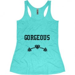 Ladies Slim Fit Super Soft Racerback Triblend Tank