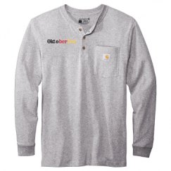 Unisex Carhartt Long Sleeve Henley Tee 