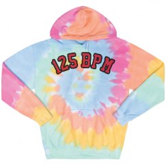 Unisex Tie-Dye Fleece Hoodie