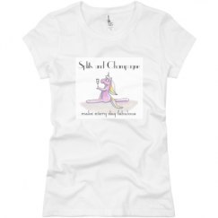 Ladies Slim Fit Basic Promo Jersey Tee